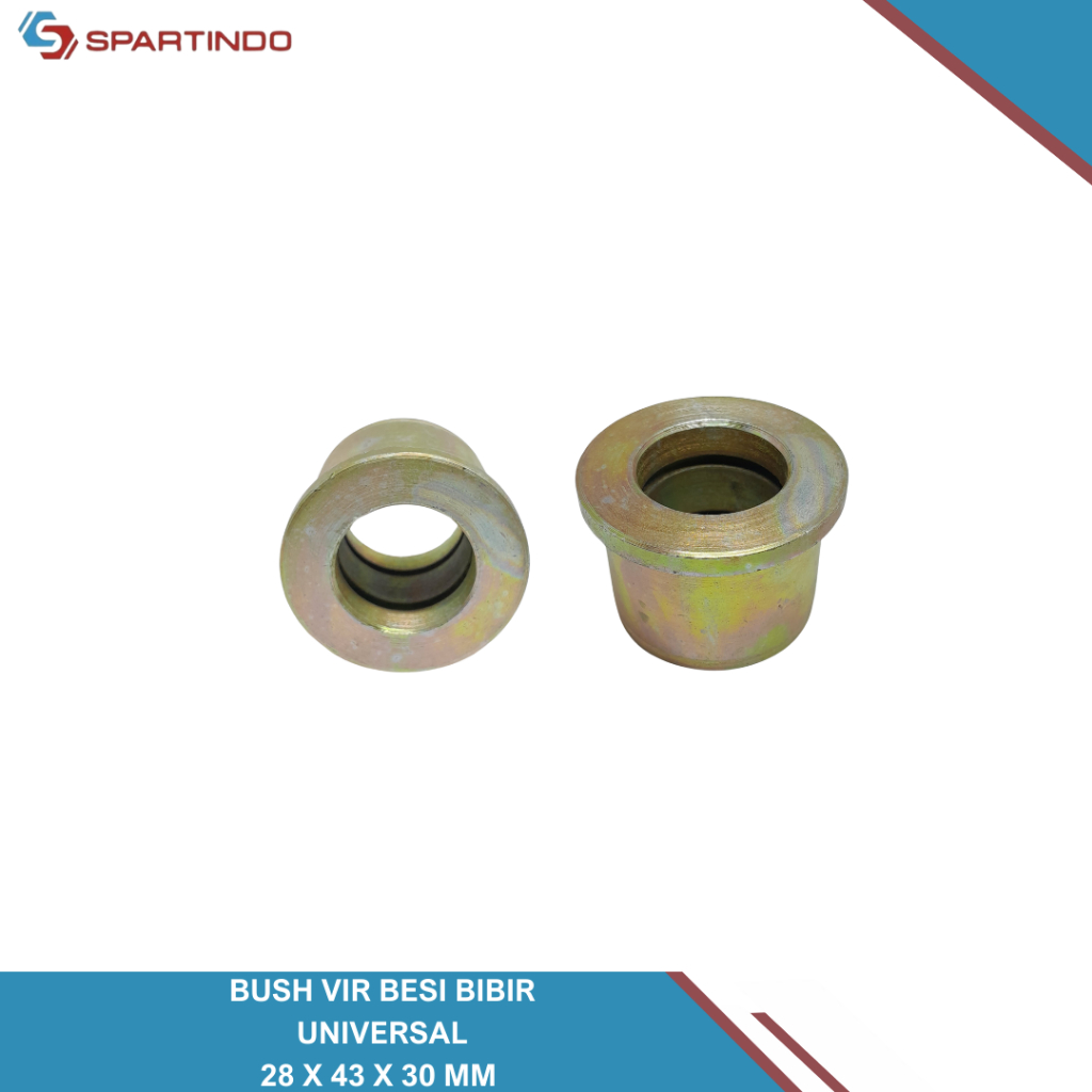 Jual Bush Vir Besi Bibir Universal Kuningan (28 x 43 x 30 mm) Tebal ...