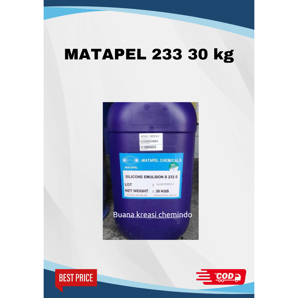 Jual PAIL SILIKON EMULSION MATAPEL 233 30Kg | Shopee Indonesia