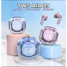 Larisss Digital Depot Headset Bluetooth 5.3 Tws Headset Nirkabel Dengan Mikrofon Stereo Headset