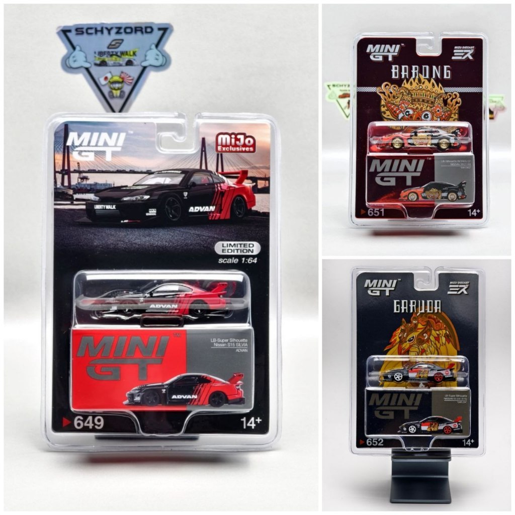 Jual Mini GT x Mizu Diecast LB- Super Silhouette Nissan Silvia S15 GTR ...