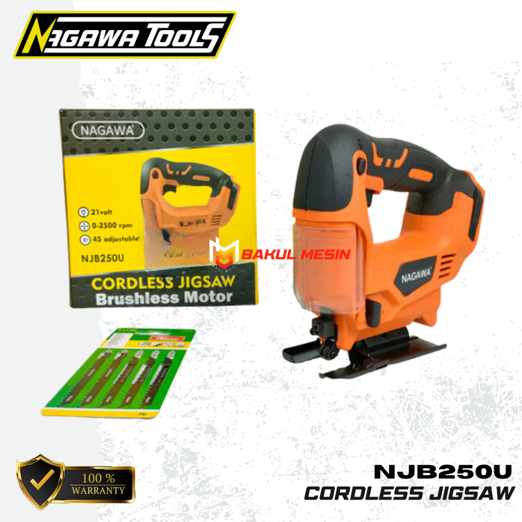 Jual NAGAWA NJB 250 U gergaji jigsaw jig saw Cordless NJB250U UNIT ONLY ...