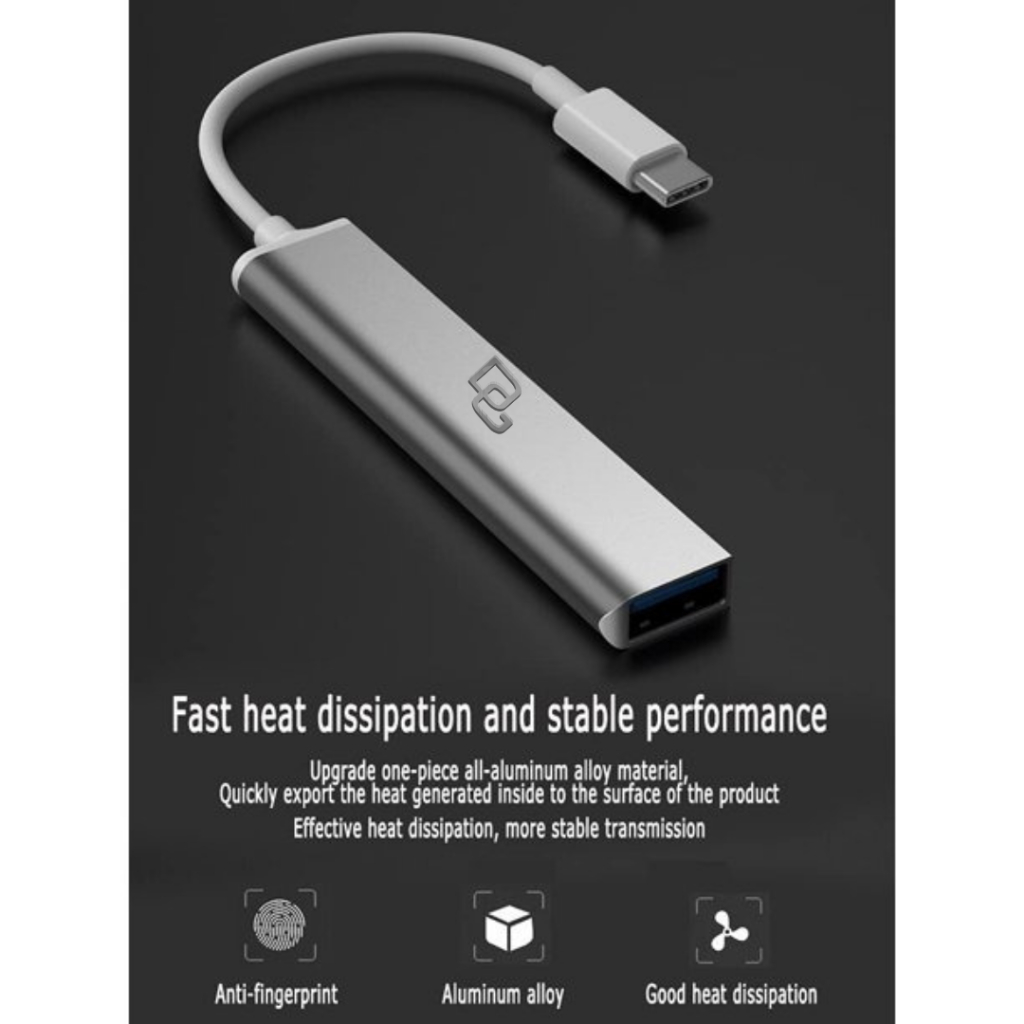 Jual DIGIGEAR | Converter Hub Type C Adapter 4 in 1 to USB 3.0 4 PORT ...