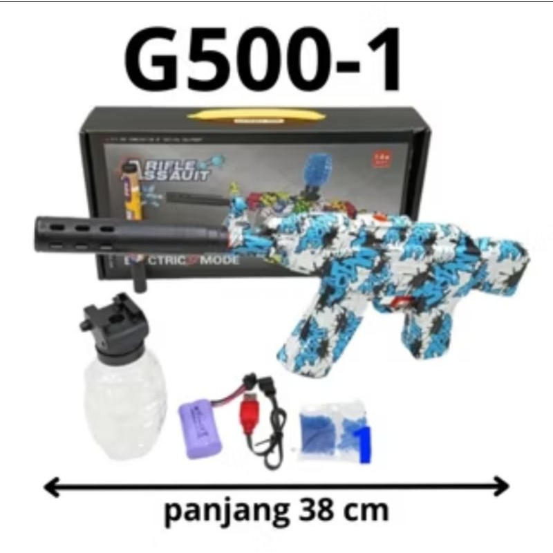 Jual Mainan gun Riffle Assauit elektrik Water Gel Gun | Shopee Indonesia