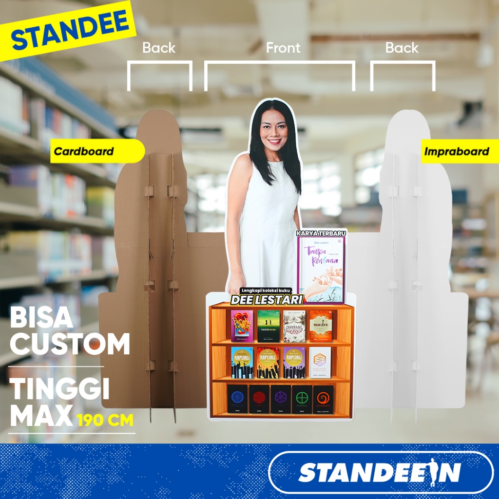 Jual Standee Custom Promosi Real Size Bisa Custom Gambar | Shopee Indonesia
