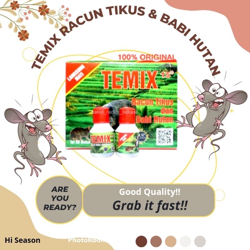 Jual TEMIX RACUN TIKUS DAN BABI HUTAN ORIGINAL AMPUH LANGSUNG MATI ...
