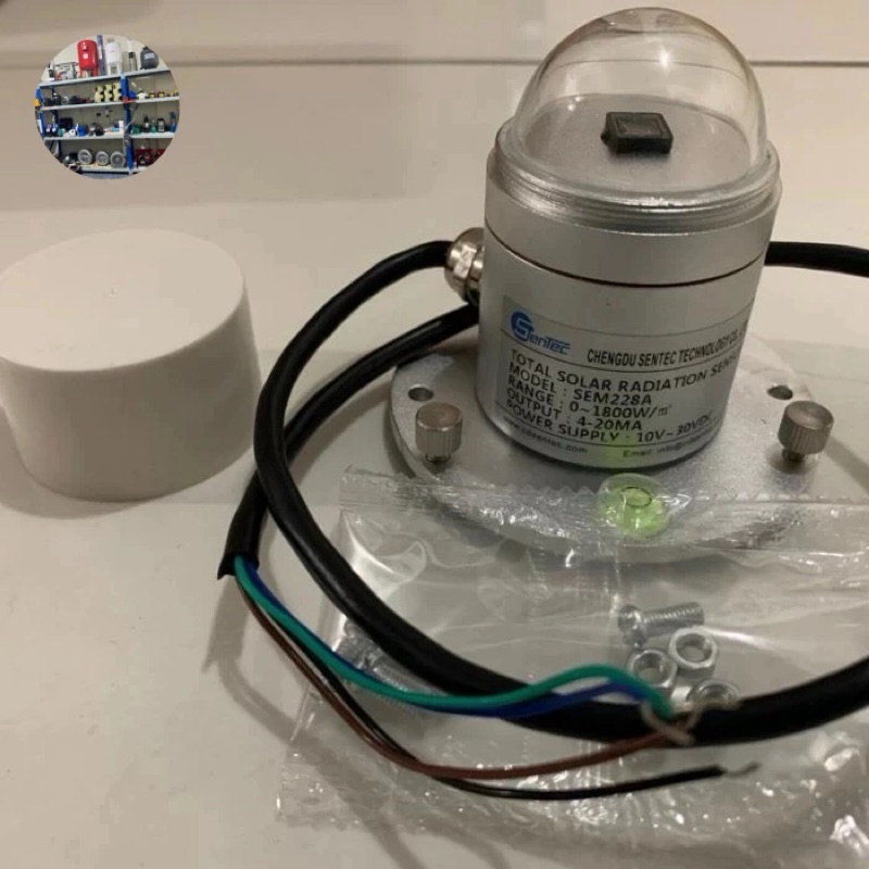 Jual Sentec SEM228A Rs232 Solar Radiation Sensor Pyranometer uv sensor ...