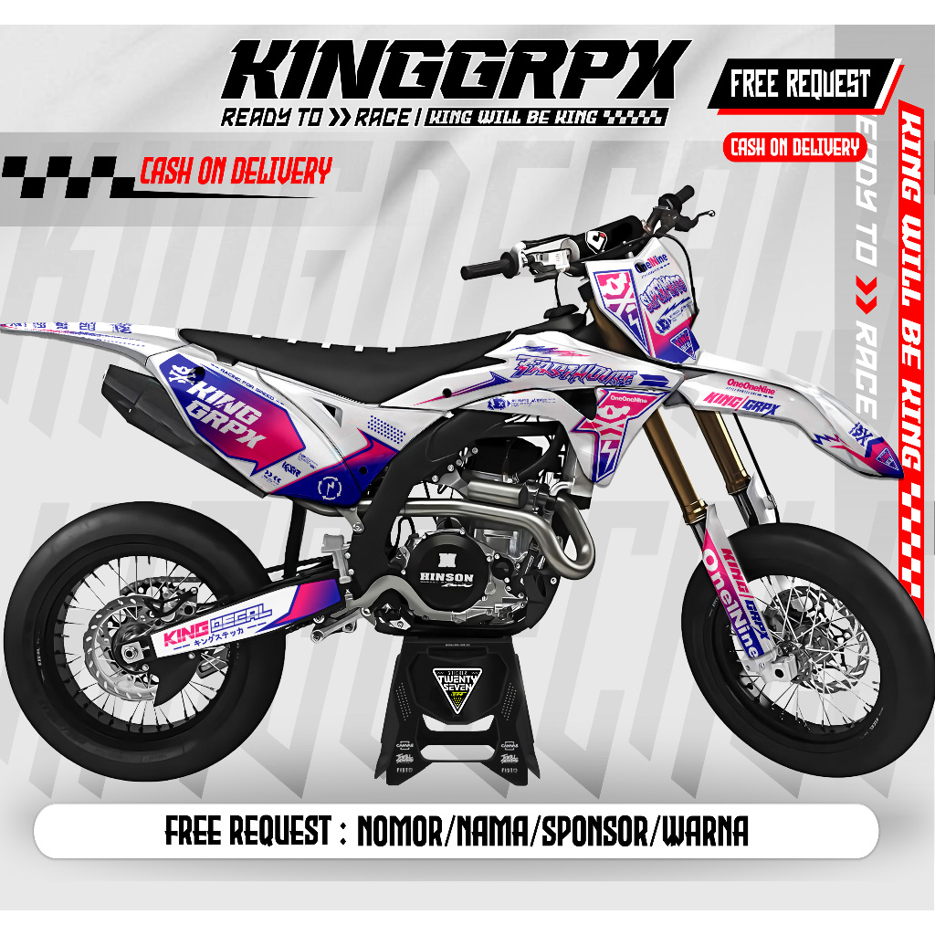 Jual DECAL STICKER KLX GORDON FULL BODY / DECAL GORDON / DECAL STIKER ...