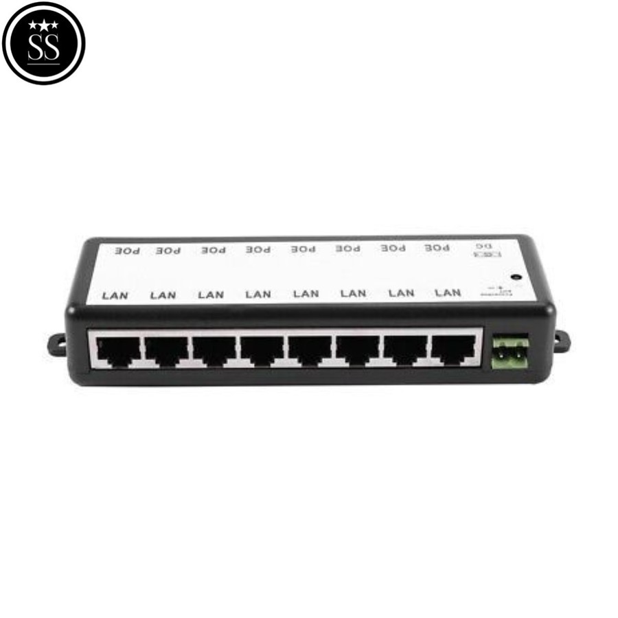Jual Passive Poe Injector 8 Port / Poe Injector 8Port / Poe 8 Port ...