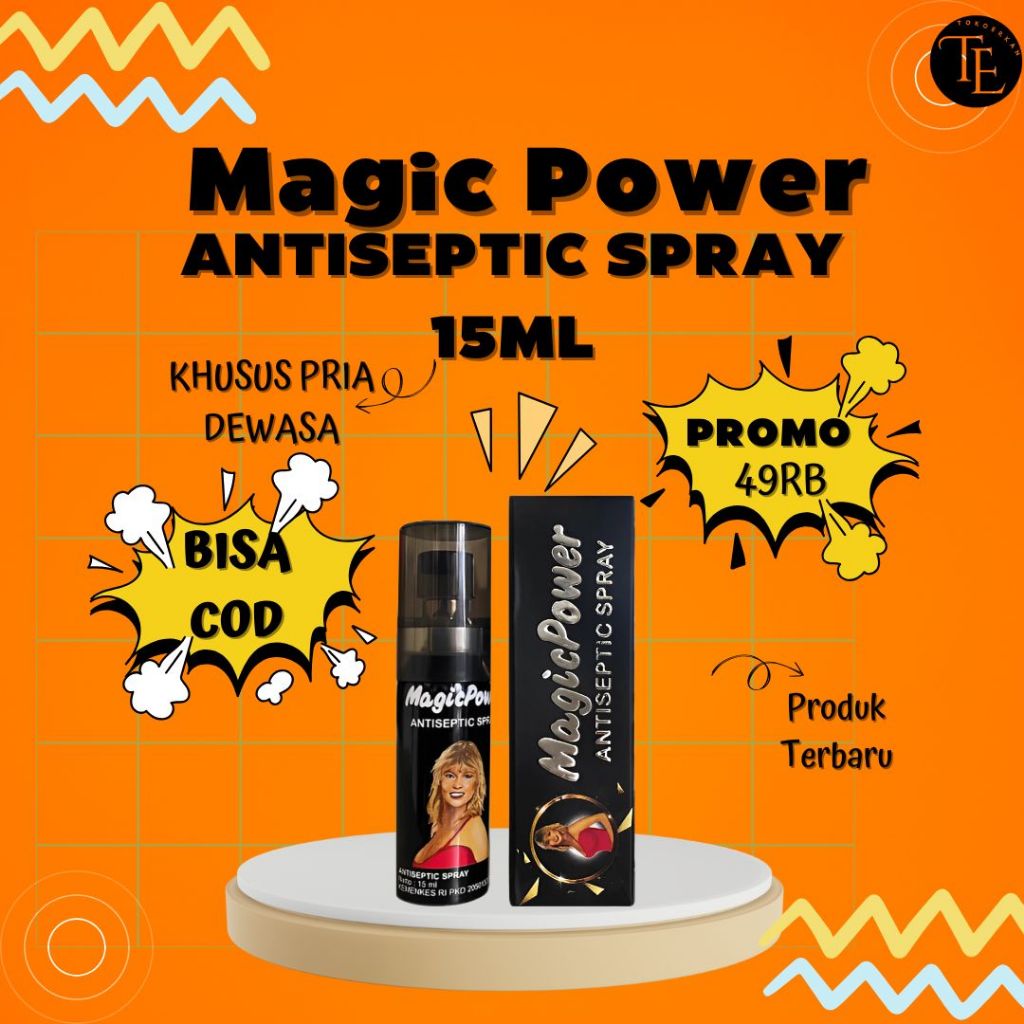 Jual MAGIC POWER ANTISEPTIC SPRAY | Antiseptic Spray Pria Tahan Lama ...
