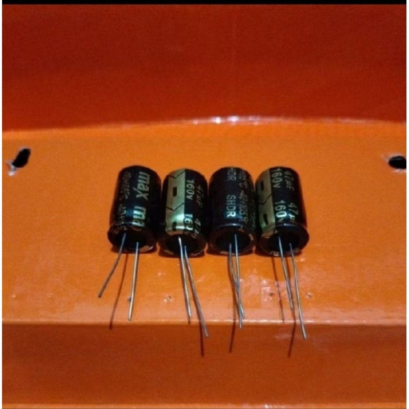 Jual Elcomax 47UF 160 blackgold capasitorelco | Shopee Indonesia