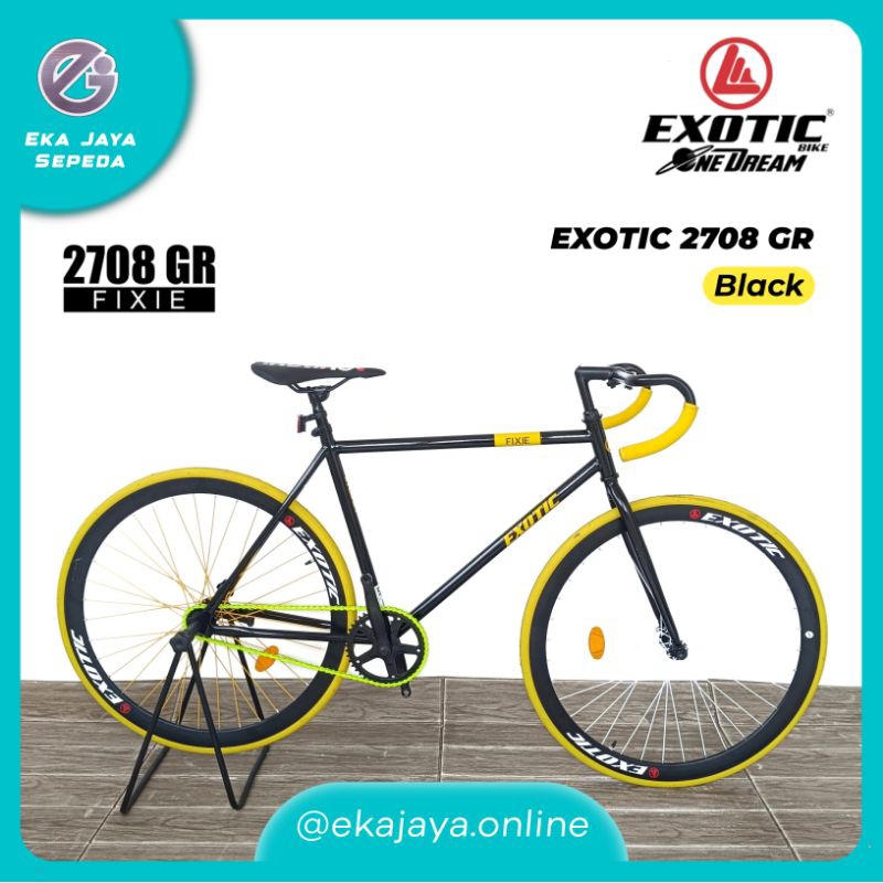 Jual Sepeda Fixie EXOTIC 2708 GR by PACIFIC | Shopee Indonesia