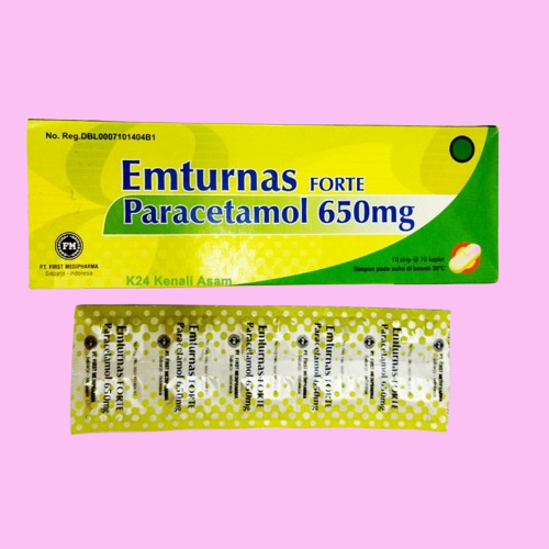 Jual EMTURNAS FORTE TABLET PER BOX ISI 10 STRIP | Shopee Indonesia