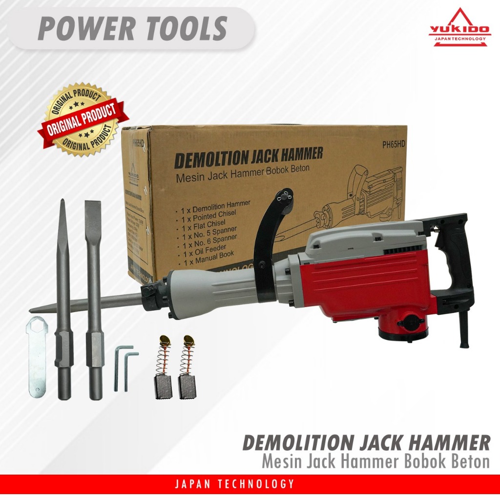 Jual YUKIDO Original Mesin Jack Hammer Bobok Beton Demolition