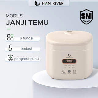 HAN RIVER Rice Cooker HRRC01GD-02 1.2L Magic Com touch screen Smart cooker Penanak nasi