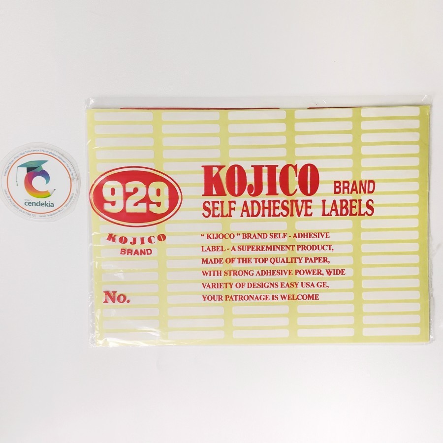 Jual Stiker Label ADHESIVE No. 99 5×34 mm | Shopee Indonesia