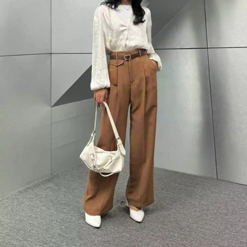 ORO PANTS Loose Pants Trousers Celana Panjang Wanita Anti Kusut Celana Kulot Wanita Formal