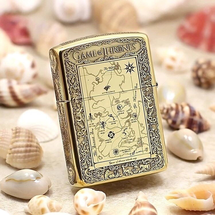 Jual Korek Api Zipo Game Of Thrones Maps | Shopee Indonesia