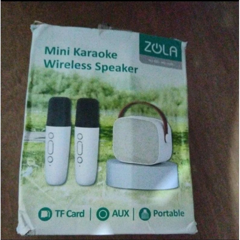Jual Zola Speaker Microphone Karaoke Set Bluetooth Mini Full bass ...