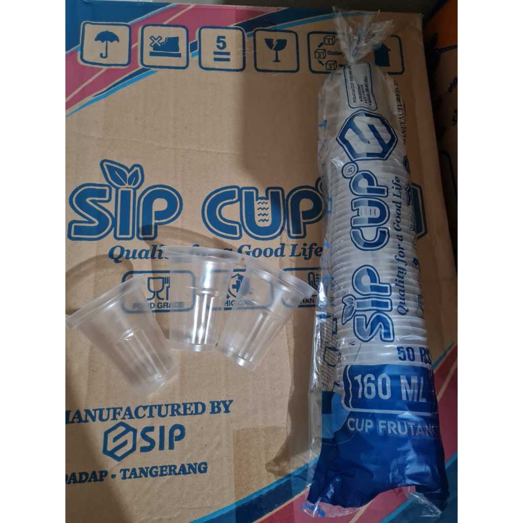 Jual GELAS PLASTIK K0PI 220ML/FRUTANG160ML/ULIR120ML ISI 50PCS | Shopee ...
