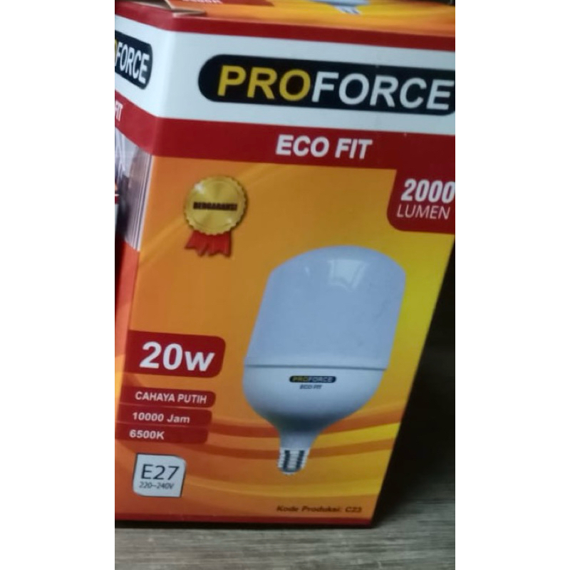 Jual Proforce eco fit lampu led 20w SNI resmi hemat energi | Shopee ...