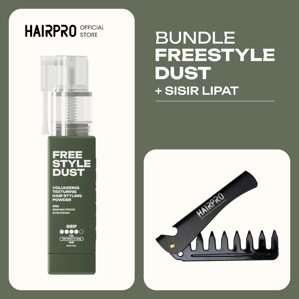 Jual HairPro Freestyle Dust 2 in 1 - Hair Powder Styling & Volumizing ...