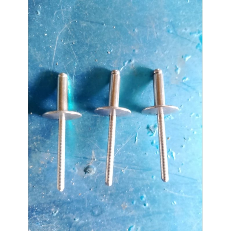 Jual Stainless Rivet SUS 304 Large Flange 4.8*16*16 Qty 250 pcs ...