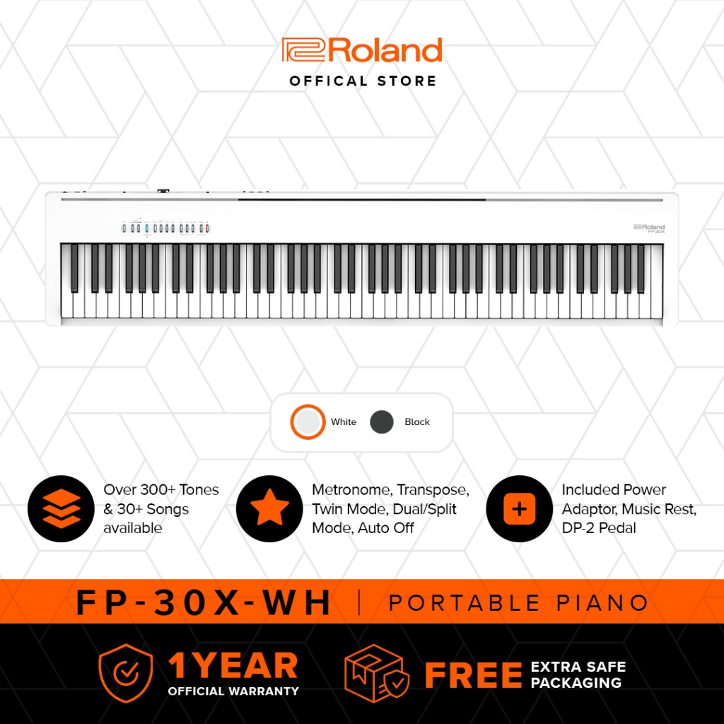 Jual Roland FP-30X Digital Piano (White) | Shopee Indonesia