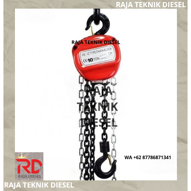 Jual Chain Block Takel Katrol Lifting Barang 20 Ton x 12 Meter ...