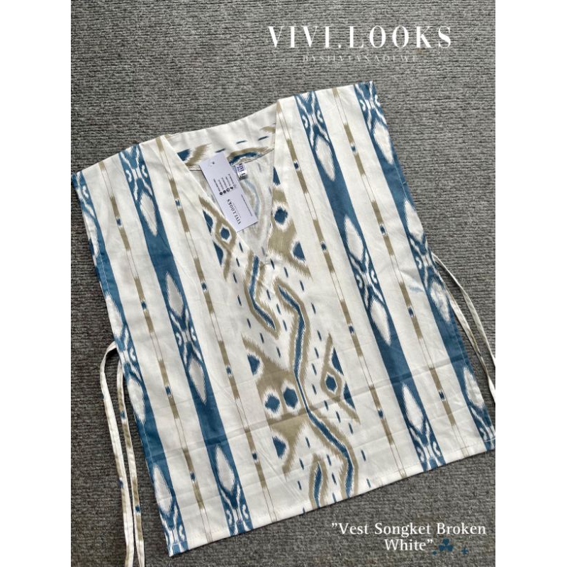 Jual VIVILOOKS-VEST BATIK PATTERN PREMIUM BOLD SERIES MODERN ETNIK ...
