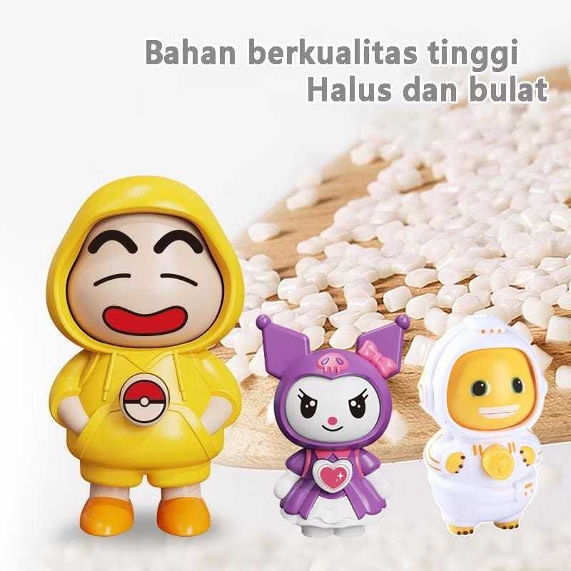 Jual Gantungan Kunci Boneka Kuromi Crayon Shinchan Bisa Berubah Wajah