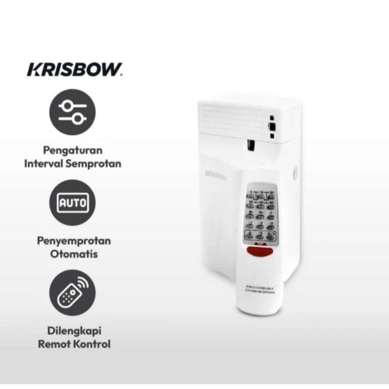 Jual Krisbow alat pengharum ruangan semprot dengan remote control ...