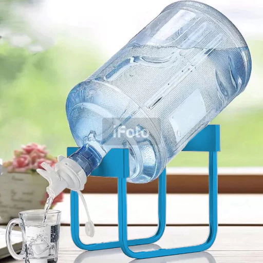 BONUS KRAN -Rak Kaki Galon Air Mineral Holder Galon Rak Dudukan Galon / Stand Aqua Tempat Air Minum / Rak kaki galon air dudukan galon dengan kran