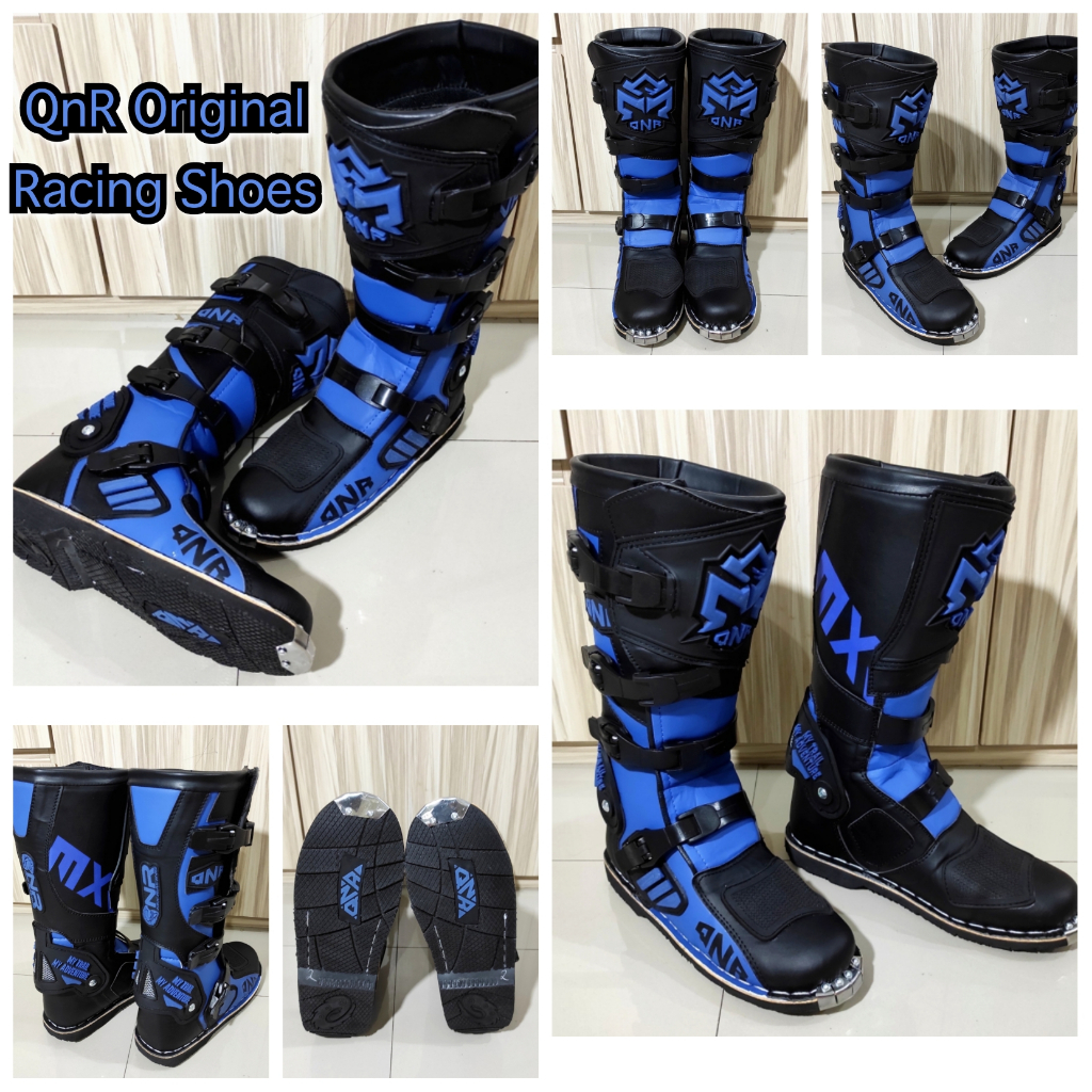 Jual SEPATU CROSS QNR ORIGINAL PRODUK NEW TRAIL BLUE BLACK SEPATU ...
