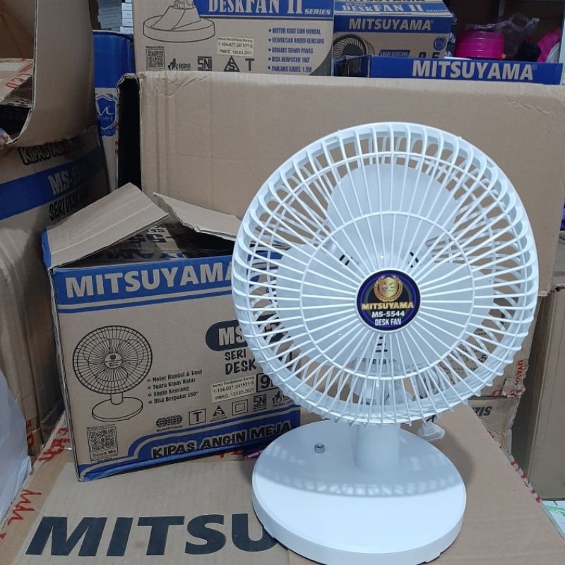 Jual Mitsuyama Desk Fan 1 Kipas Angin Duduk berputar 180 derajat Kipa ...
