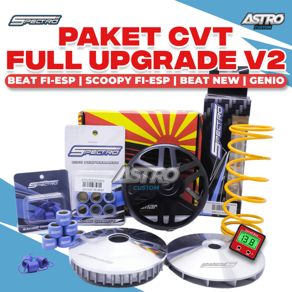 Jual Full Upgrade CVT V2 Beat Fi Scoopy Vario 110 Fi Street Deluxe ...