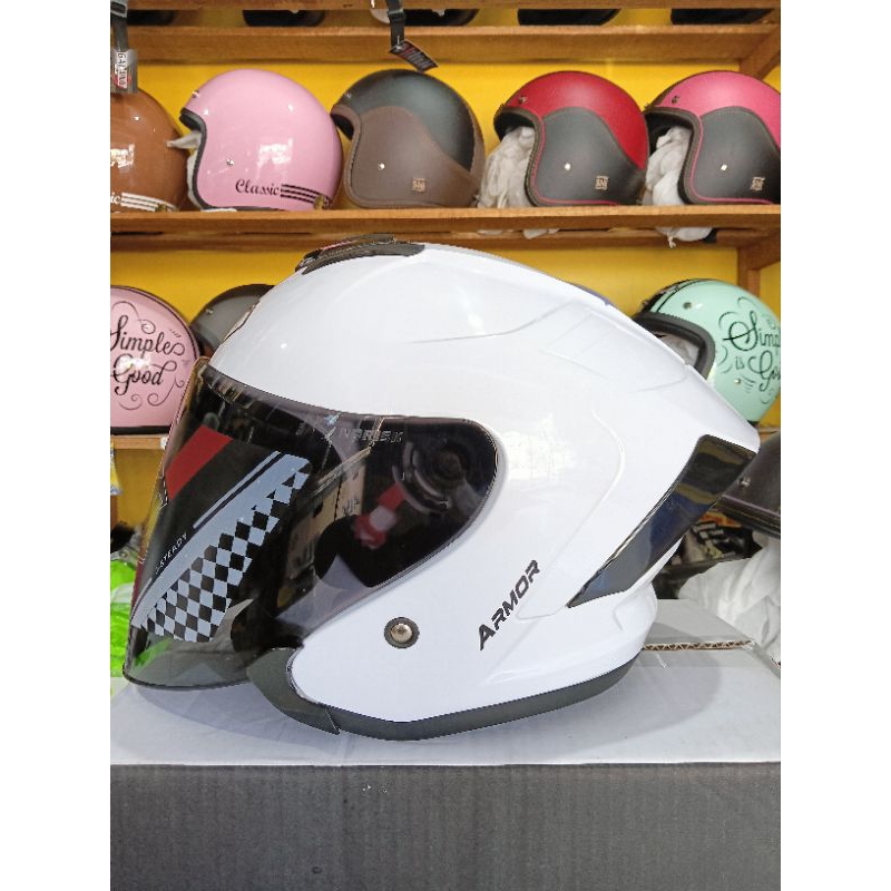 Jual Helm JS armor solid original | Shopee Indonesia
