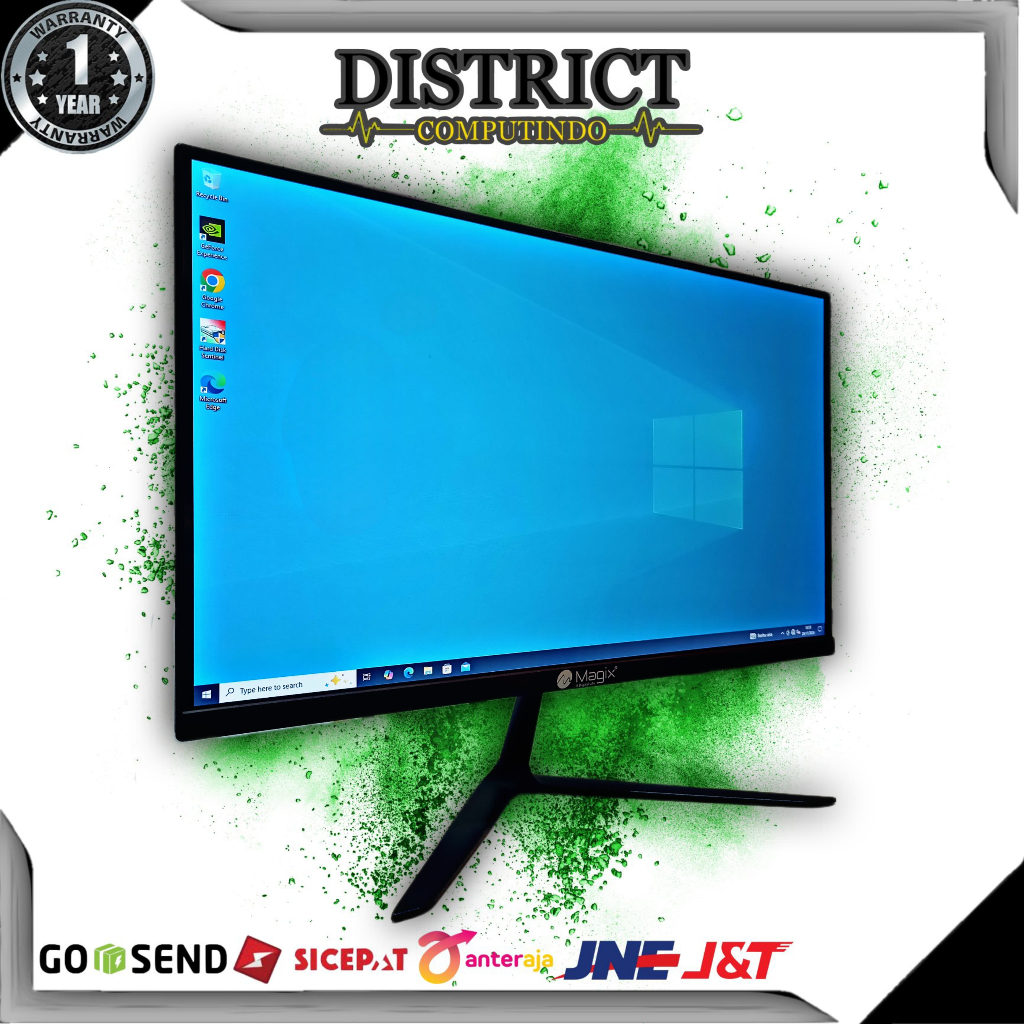 Jual Monitor LED 22 Inch Frameless Magix FHD 75Hz VGA HDMI | Shopee ...