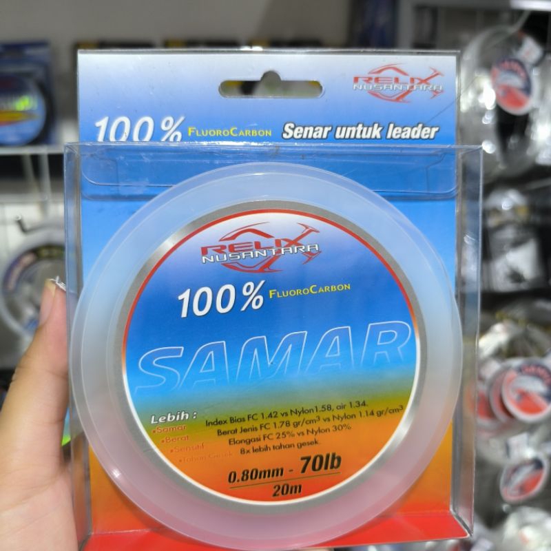 Jual Senar pancing leader Rellix nusaantara samar 5lb 6lb 8lb12lb 15lb ...