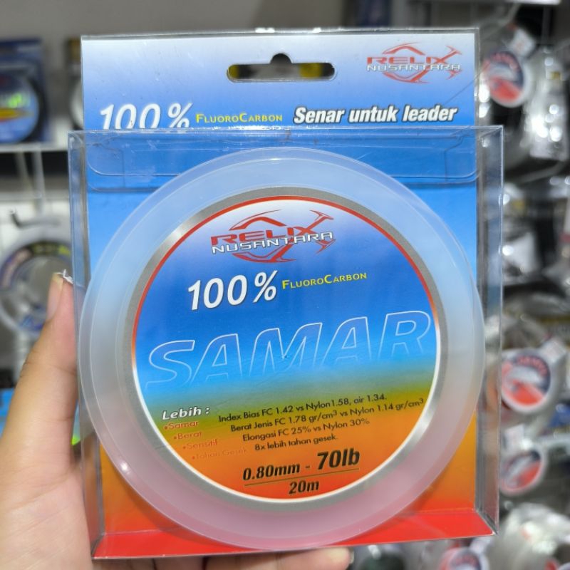 Jual Senar pancing leader Rellix nusaantara samar 5lb 6lb 8lb12lb 15lb ...
