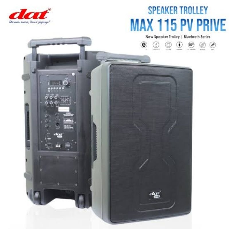 Jual Speaker Portable Trolley DAT MAX 115PV | 15