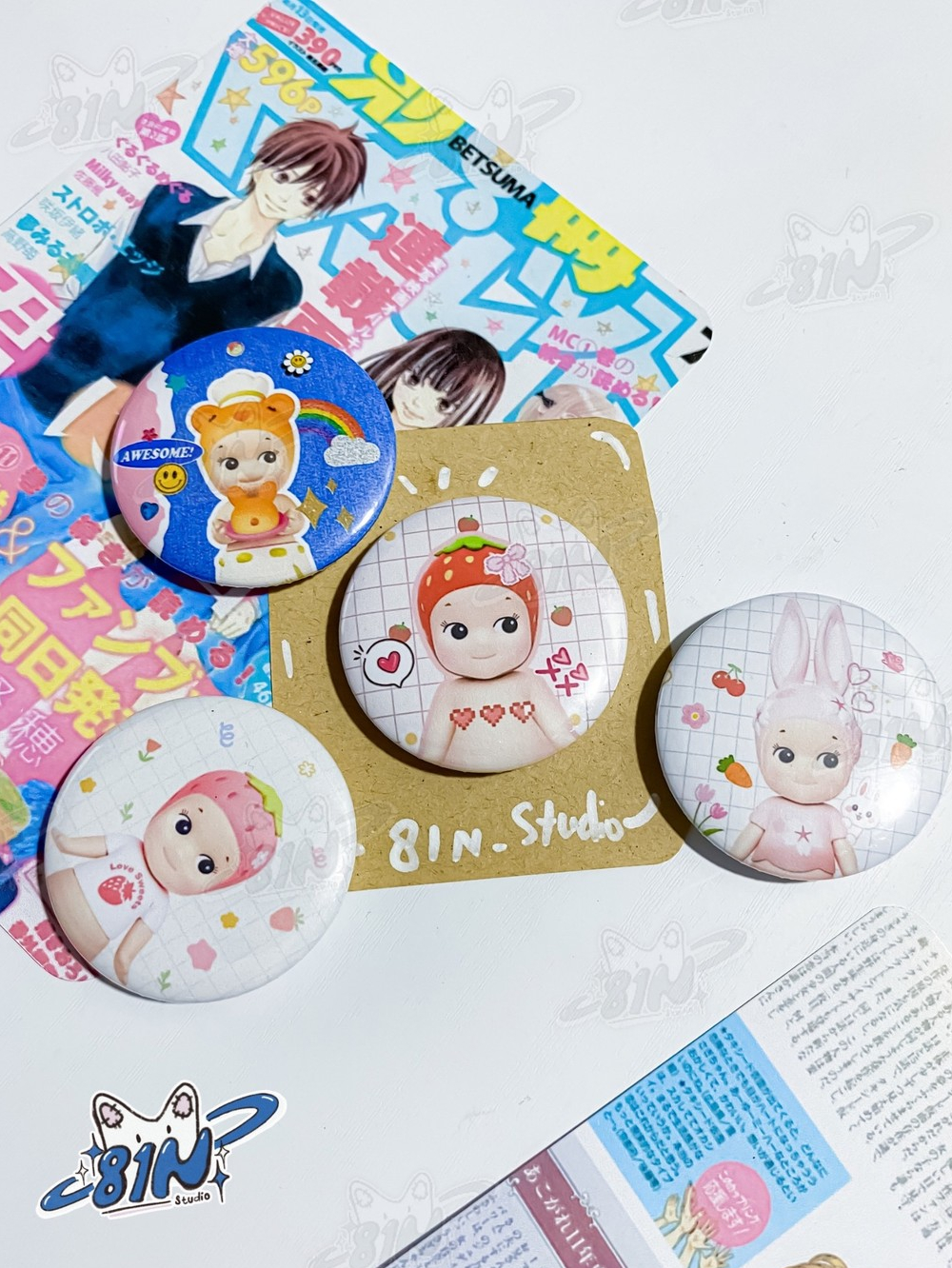 Jual Button Pin Sonny Angel Glossy BP022 | Shopee Indonesia