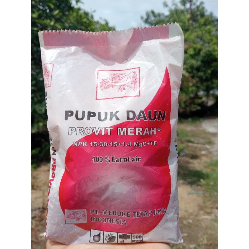 Jual Pupuk Provit Merah Meroke 500gr | Shopee Indonesia