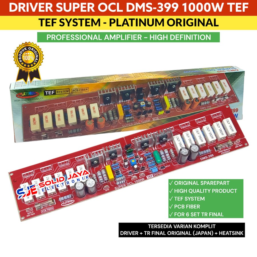 Jual KIT DRIVER POWER SOCL SUPER OCL MONO 1000W AMPLI AMPLIFIER SUPER