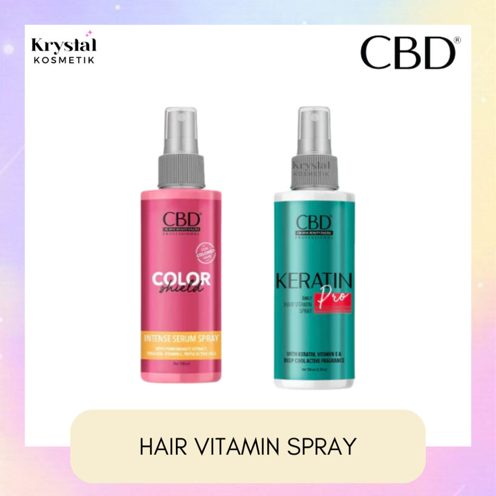 Jual CBD Hair Vitamin Spray 100ml - Keratin Pro | Color Shield | Shopee ...
