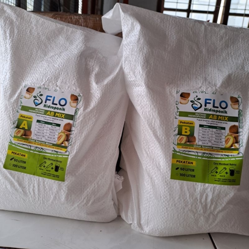 AB MIX Melon 50L 100L by Flo Hidroponik