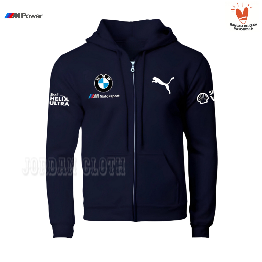 Jual Hoodie Zipper Sweater Jaket BMW Motorsport F1 Racing | Shopee ...