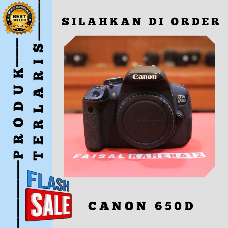 Jual CANON EOS 650D BODY AJA SEPERTI BARU Shopee Indonesia