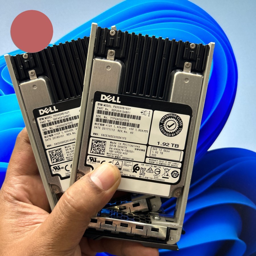 Jual SSD SAS DELL 1.92TB 12Gbps BUAT SERVER Dell R640/R740/R630/R730 ...