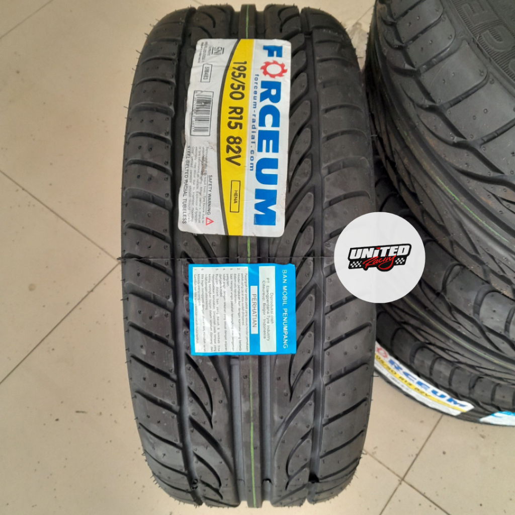 Jual BAN MOBIL TUBLES RING 15 FORCEUM HENA 195 50 R15 AWET ROTASI ...