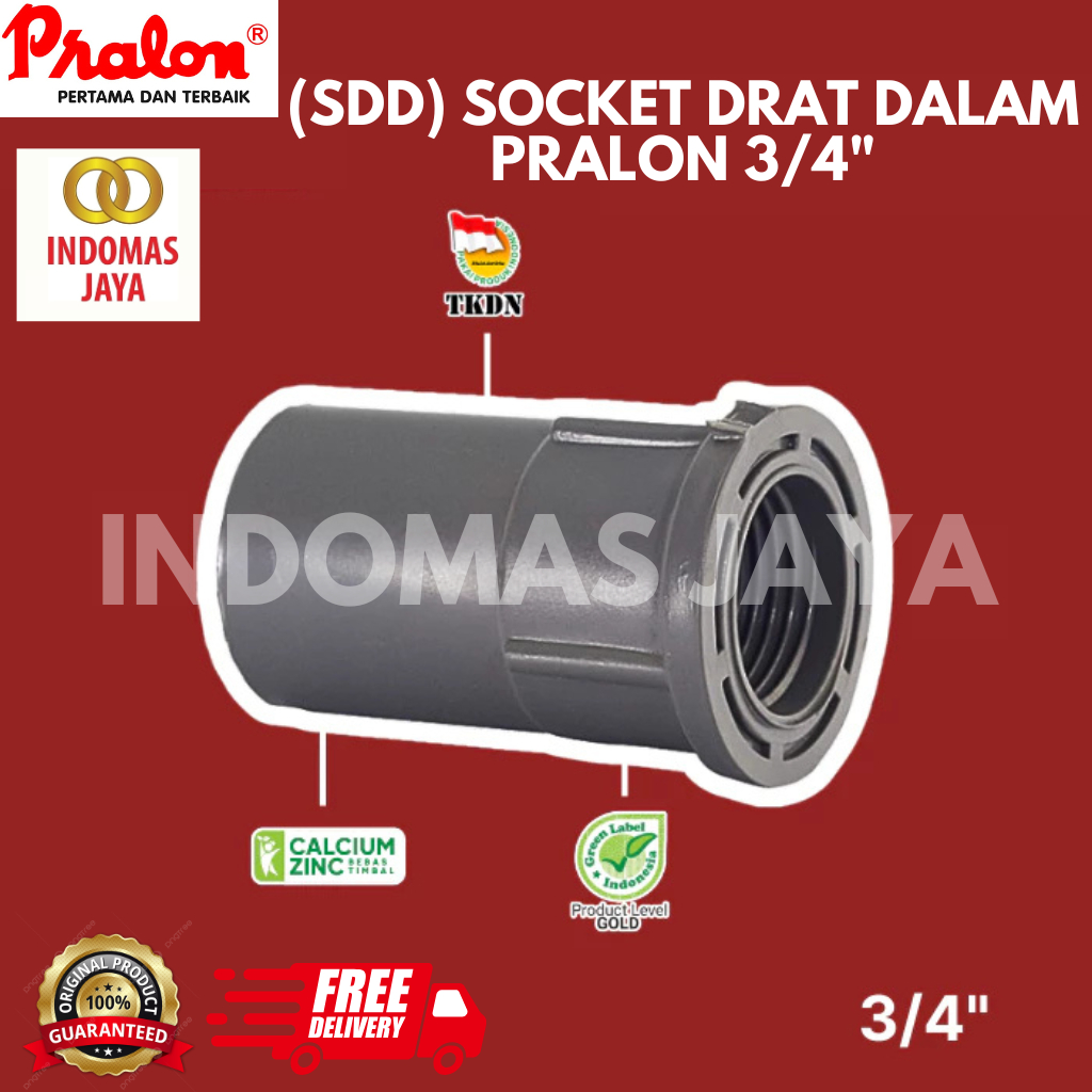 Jual Faucet Socket 3/4 (Pralon) / SDD (Sock Drat Dalam) | Shopee Indonesia